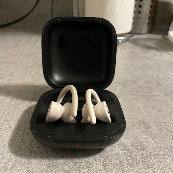 White PowerBeat Pros - Picture 3 of 5